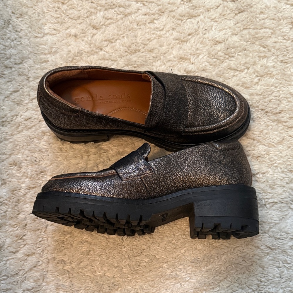 Metallic Brown Chunky Loafer